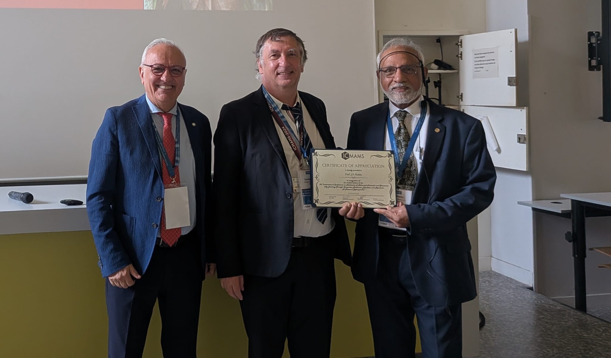 ICMAMS 5 Conference Chairs and Honorary Chair